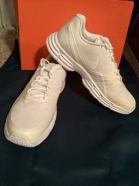 Nike Dual Fusion TR 5 White Training Shoes Size 11